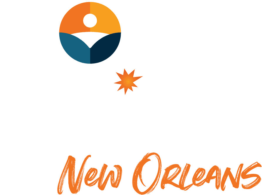 Hope Ignites Stacked White Logo